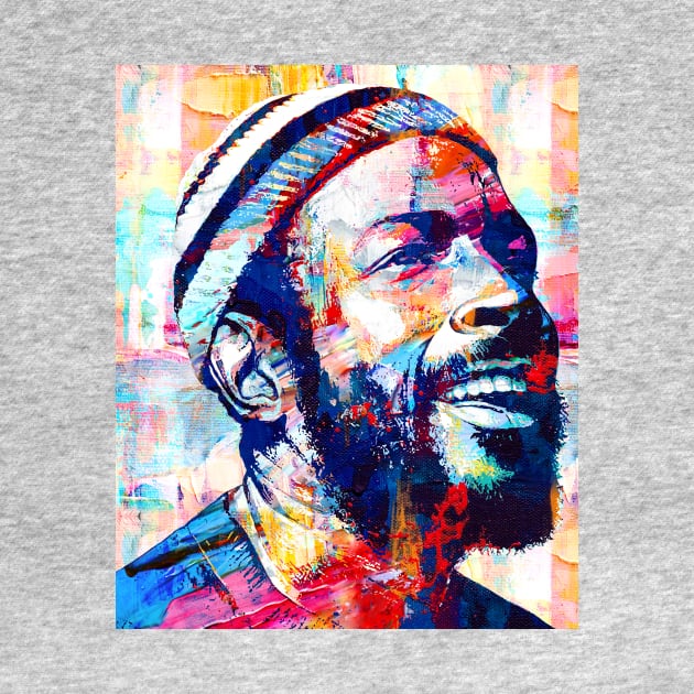 Marvin Gaye Abstract Paintings by AnKa Art